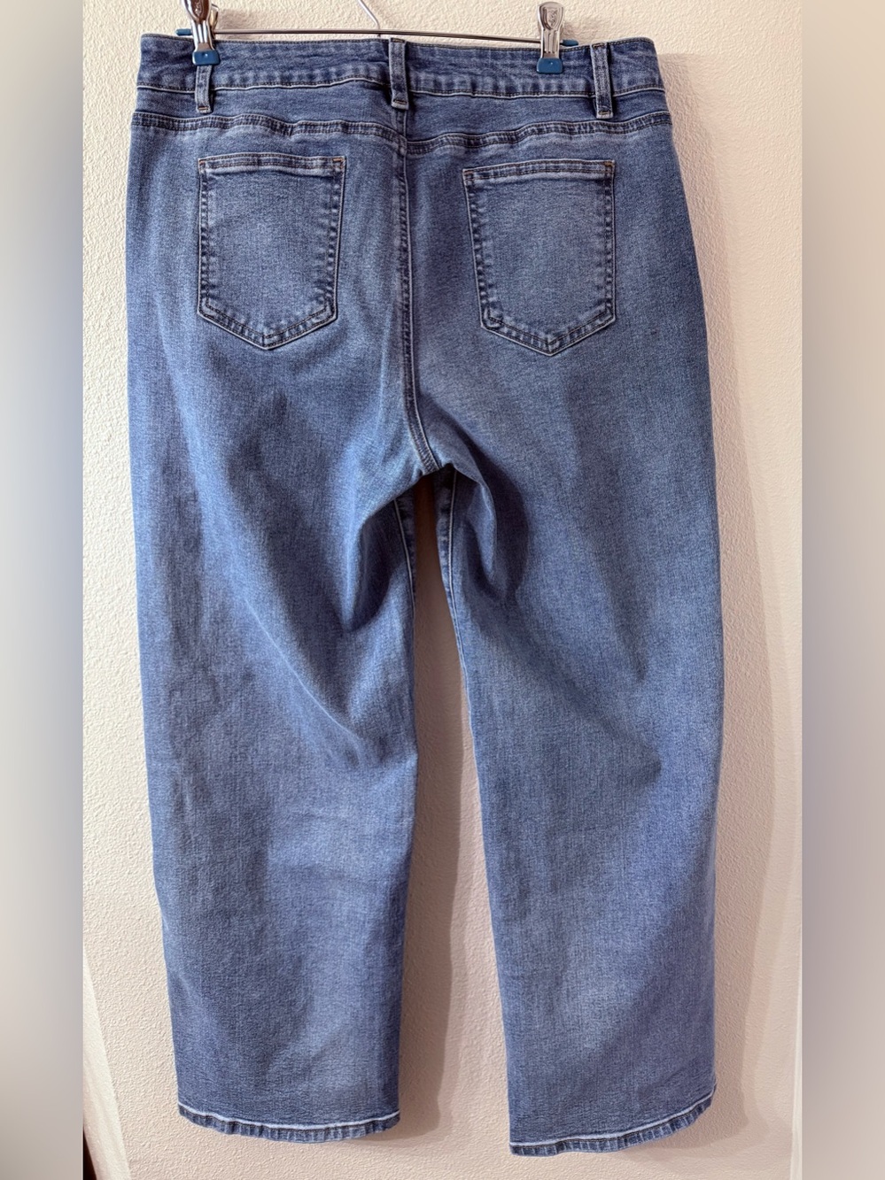 Flamingals Embroidered Floral Denim Jeans with Stretch XL (12/14) - Picture 2 of 6